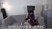 コスプレハードコア 何度も袋が窒息して練習 絶体絶命の結末
